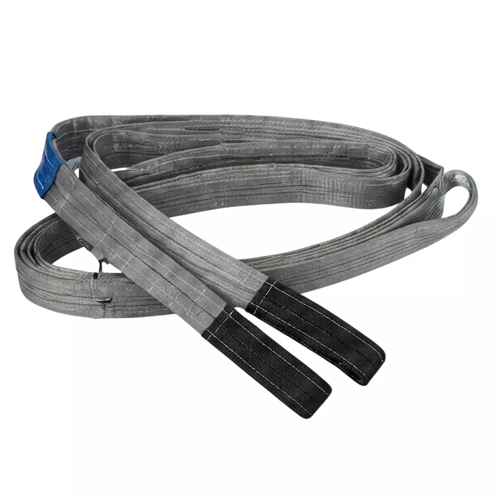 Polystud Lifting Webbing Sling Belt 100 mm Width Grey 1 m Length 4 Ton (4000 Kg) Capacity