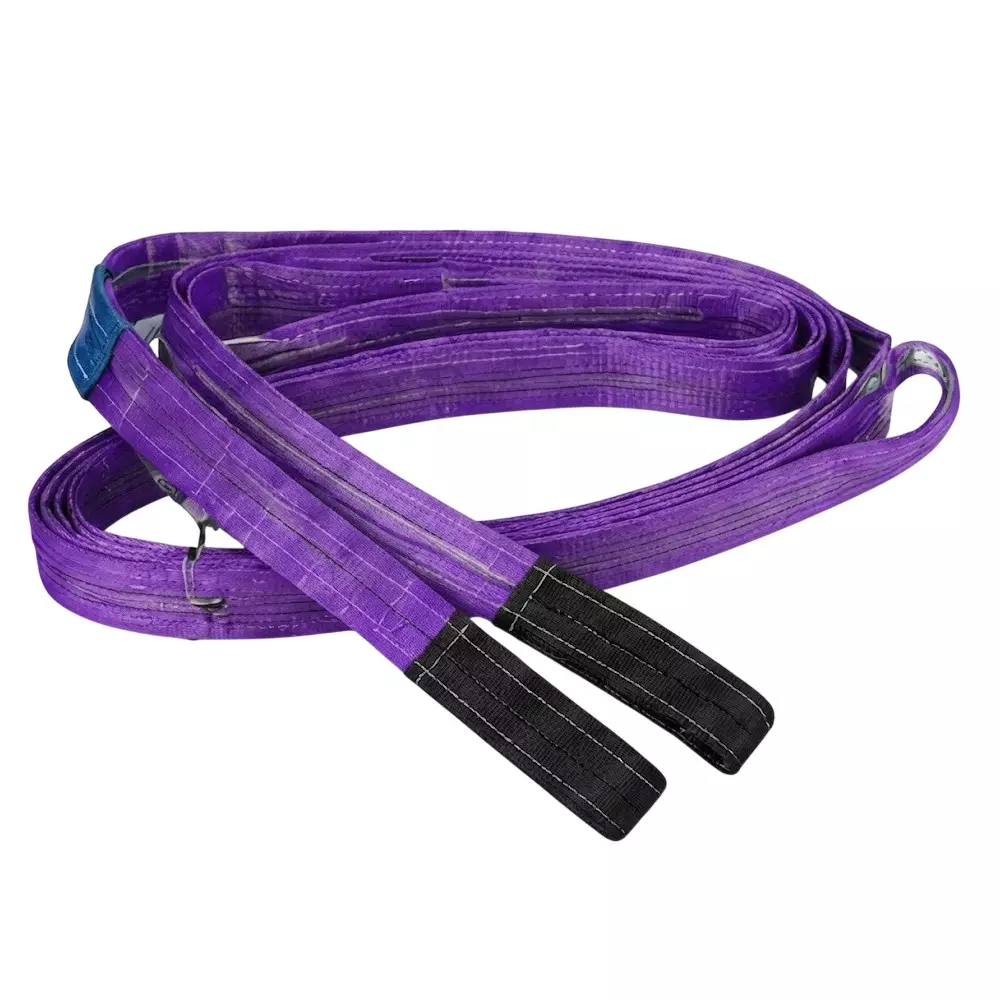 Polystud Lifting Webbing Sling Belt 25 mm Width Violet 3 m Length 1 Ton (1000 Kg) Capacity