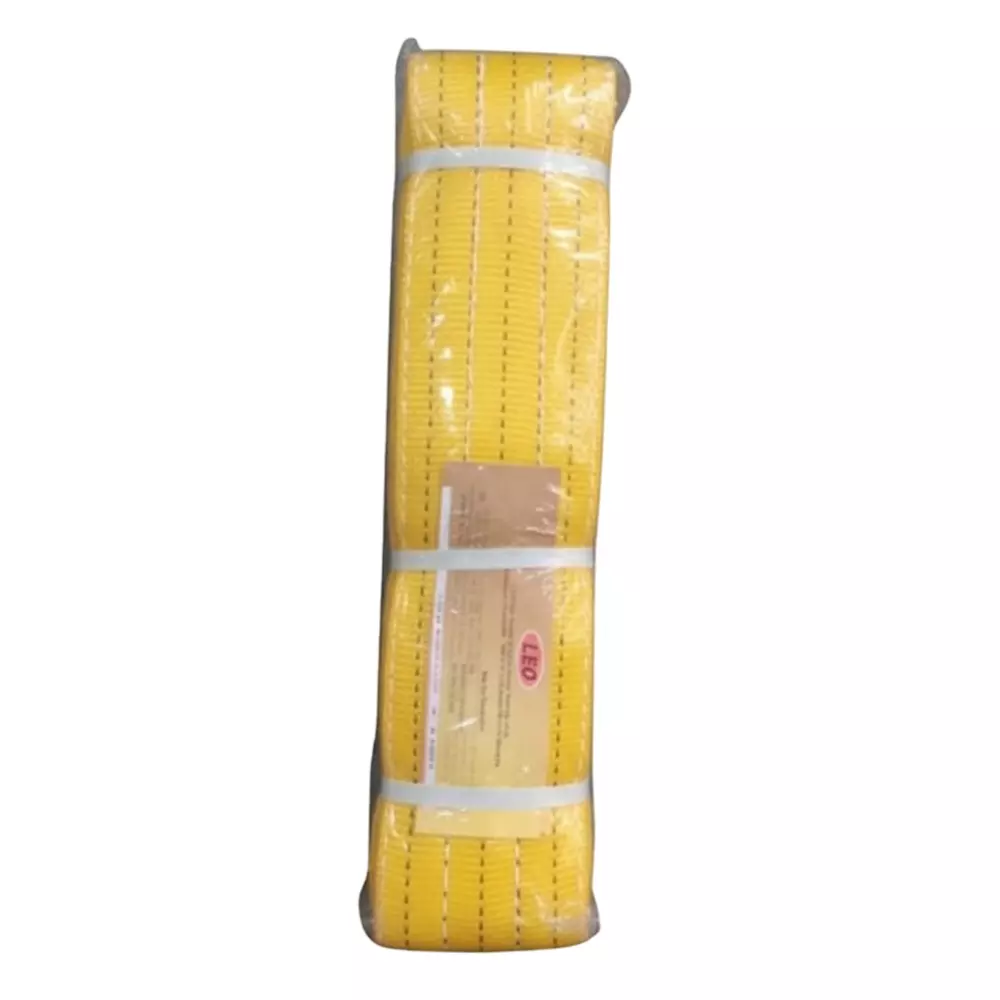 LEO Webbing Slings Yellow 75 mm Width, 1 m Length & 3 Ton Capacity