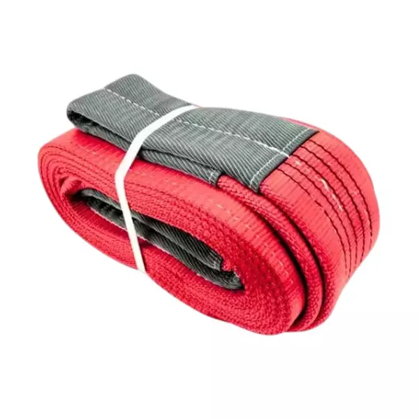 Mahakal Webbing Sling Lifting Belt Red Polyester 3 m Length 5 Ton (5000 Kg) Lifting Capacity for Construction Area & Warehouse Use