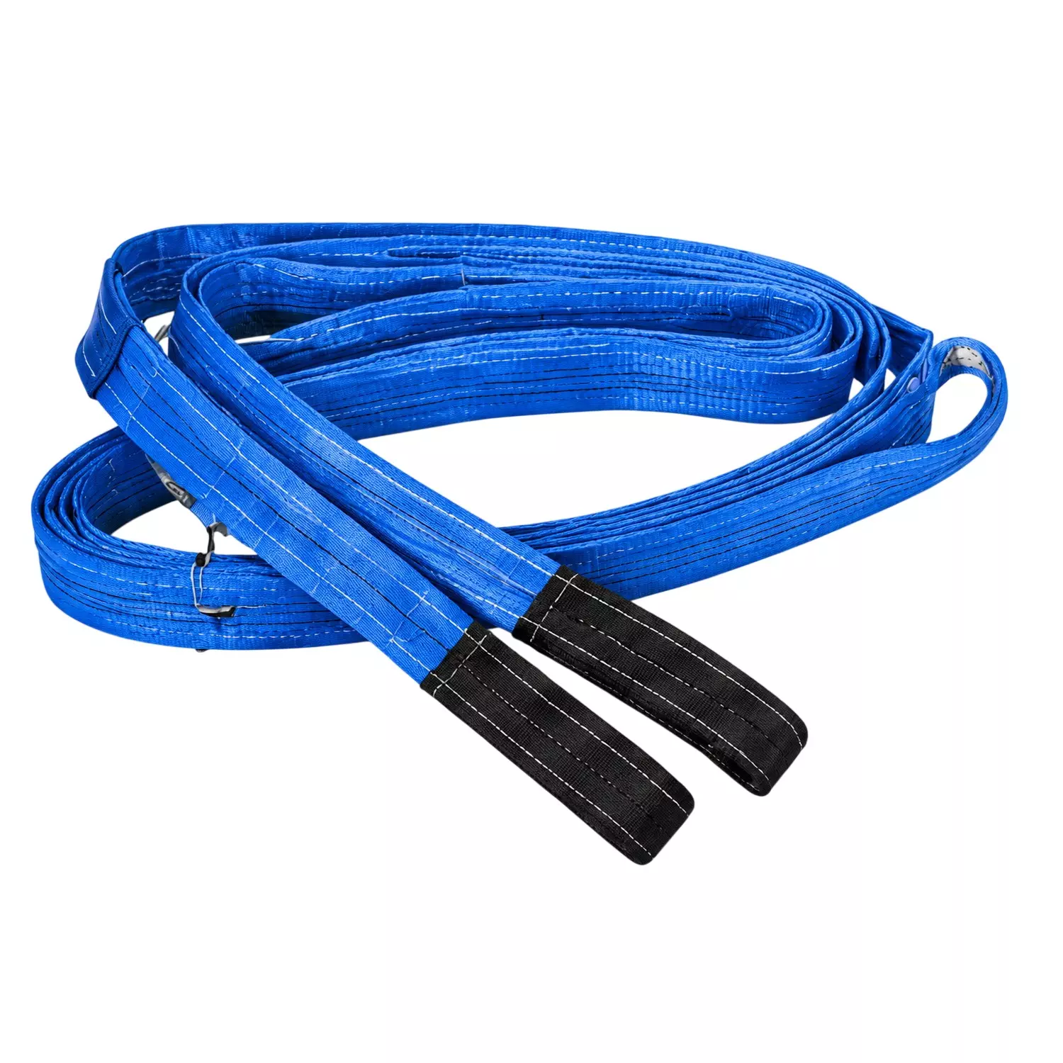 Polystud Lifting Webbing Sling Belt 200 mm Width Blue 5 m Length 8 Ton (8000 Kg) Capacity