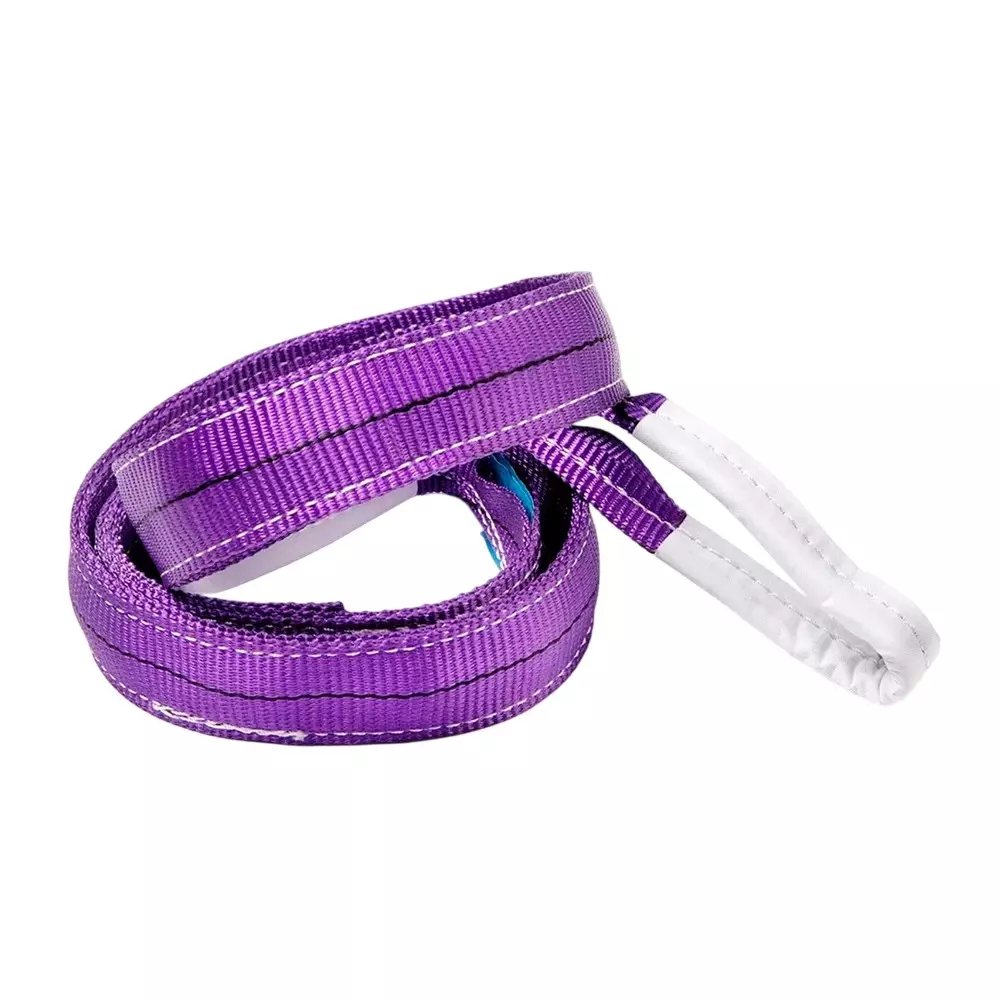 GENERIC Webbing Sling Lifting Belt Polyester Violet 25 mm Width 1 m Length and 1 Ton Capacity