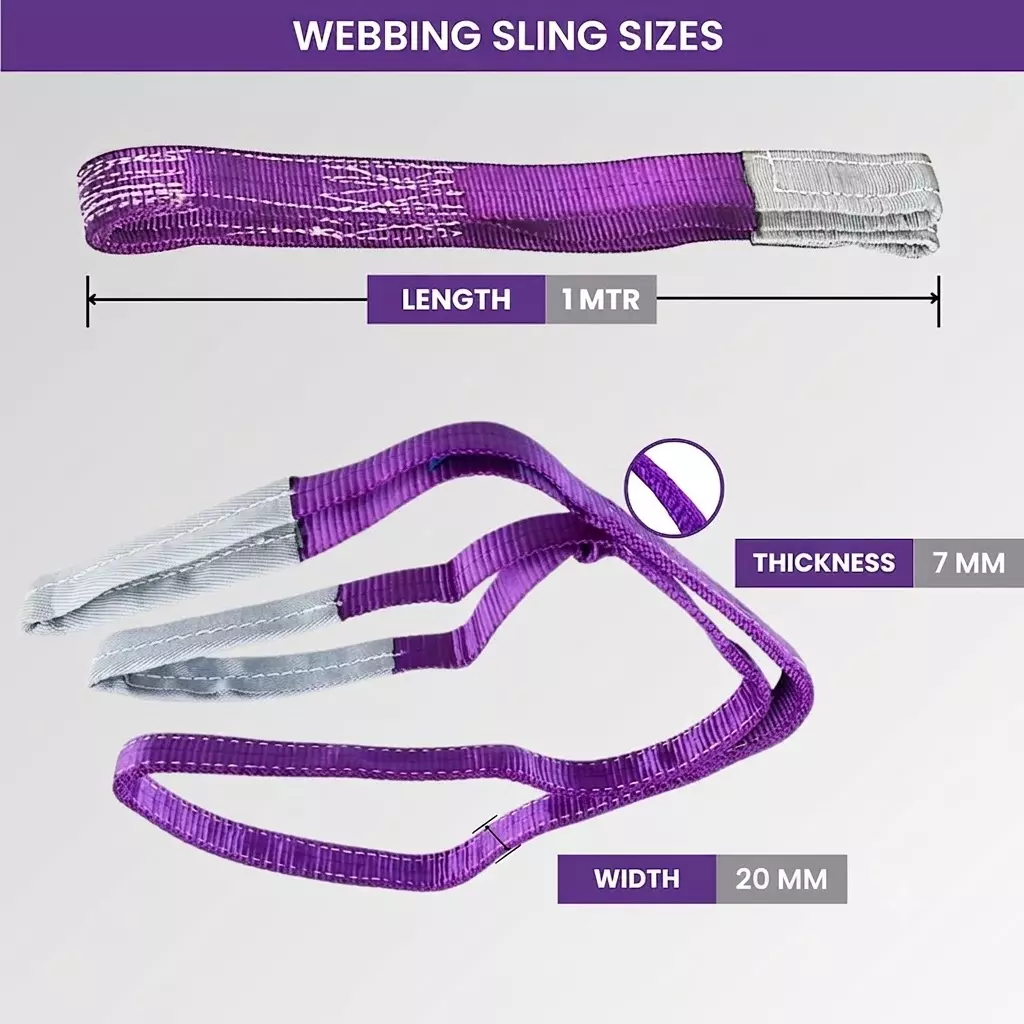 conclood-india-polyester-webbing-sling-1-ton-load-capacity-20-mm-width-and-1-m-length-for-lifting-heavy-weights