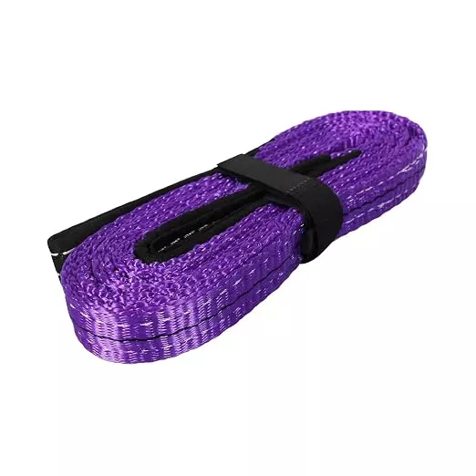 Conclood India Polyester Webbing Sling 1 Ton Load Capacity, 20 mm Width and 4 m Length for Lifting Heavy Weights