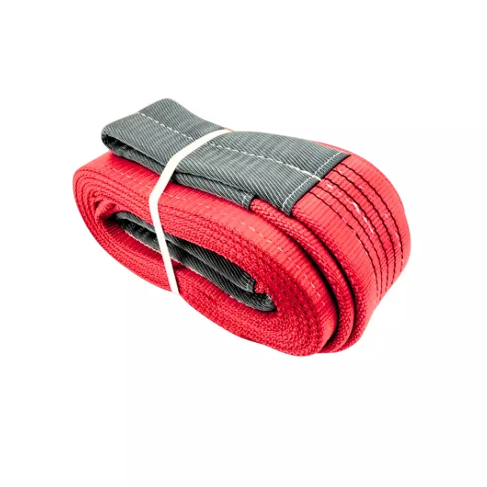 GENERIC Webbing Sling Lifting Belt Polyester Red 125 mm Width 1 m Length and 5 Ton Capacity