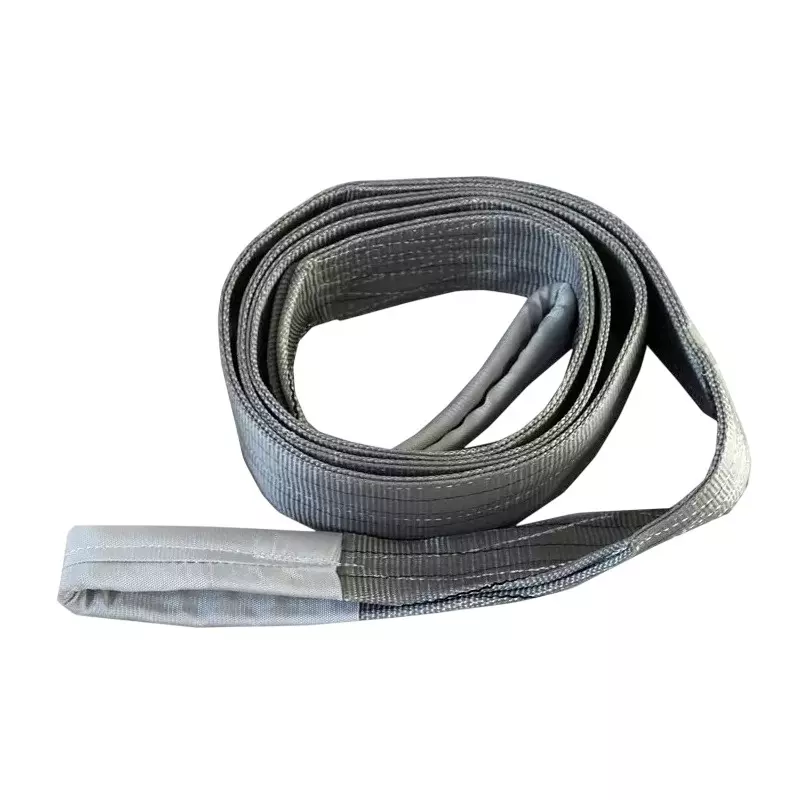 BWI Double Ply Webbing Sling Grey Polyester 6 m Length and 4 Ton Capacity