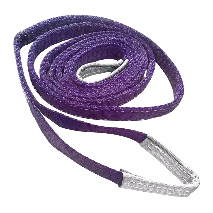BWI Double Ply Webbing Sling Violet Polyester 12 m Length and 1 Ton Capacity