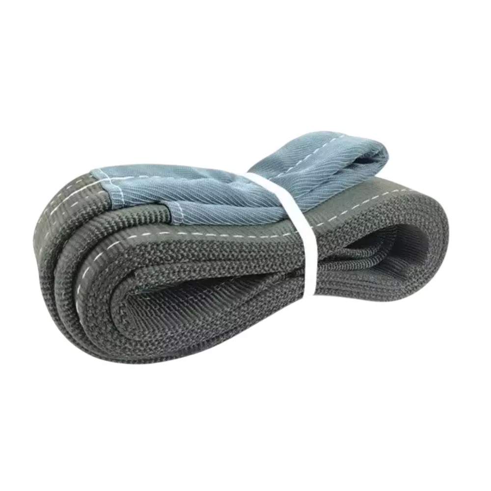 GENERIC Webbing Sling Lifting Belt Polyester Grey 100 mm Width 4 m Length and 4 Ton Capacity