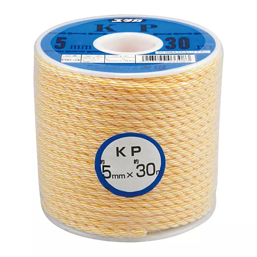 Yutaka KP Rope 3 Strand Type 5 mm Thickness and 30 m Length, RK-3