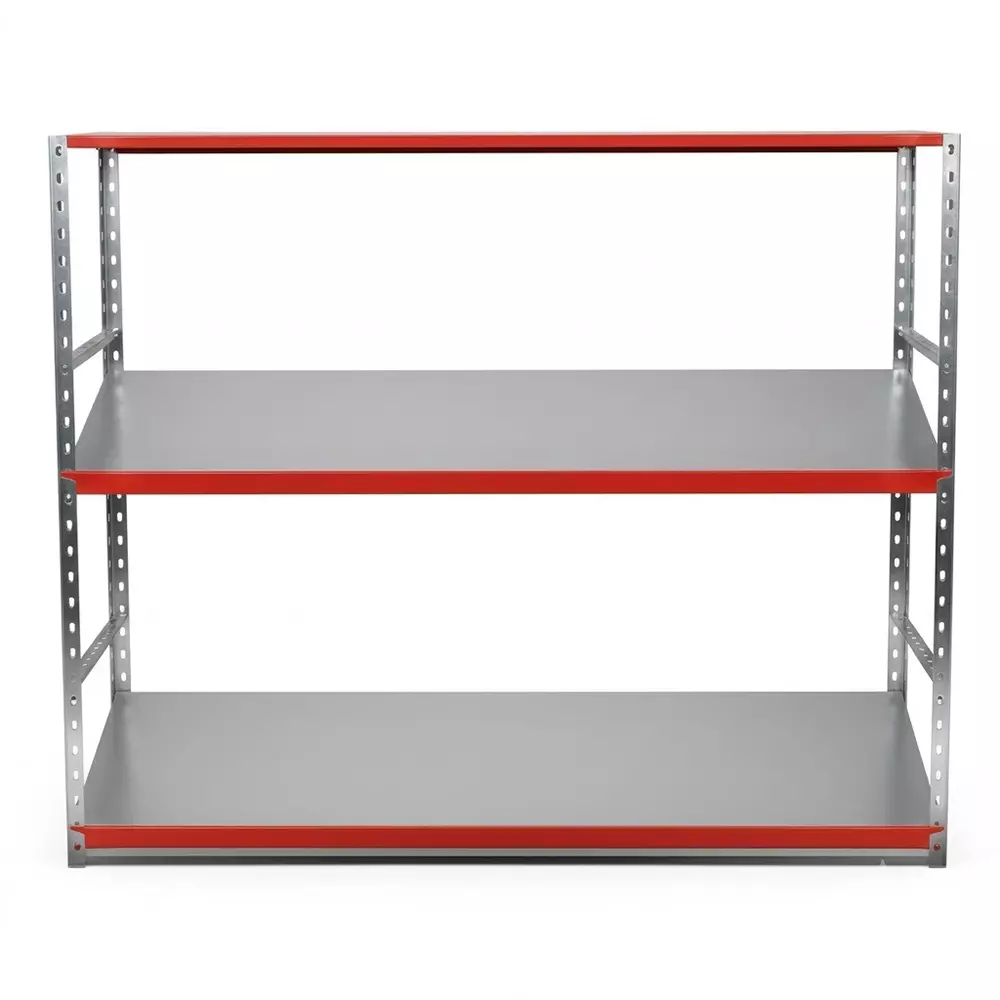 sameta-3-shelves-slotted-angle-package-free-shipment-rack-powder-coating-11704001270-mm-size-upto-360-kg-load-capacity-galvanized-iron-for-home-office-use