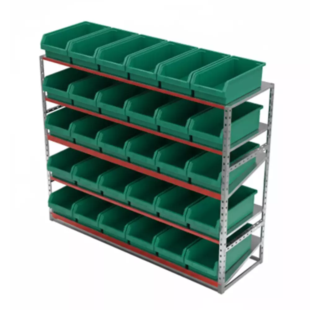 sameta-5-shelves-slotted-angle-package-free-shipment-rack-powder-coating-11004502000-mm-size-upto-600-kg-load-capacity-mild-steel-for-home-office-use