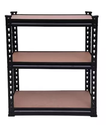 Buy Blue Boy 36x36x12 Inch 3-Shelves Black Multipurpose Boltless Rivet Rack BB363612BW_3 from Industrybuying.com