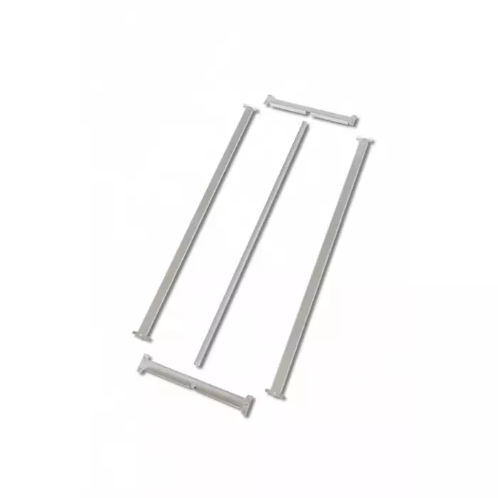 Manorga Galvanised 1 Shelf Galvanised Steel Quickshelf Extension Bay x 1500 mm 600 mm 120 Kg Load, ZSNIVSUPTUBG1560A