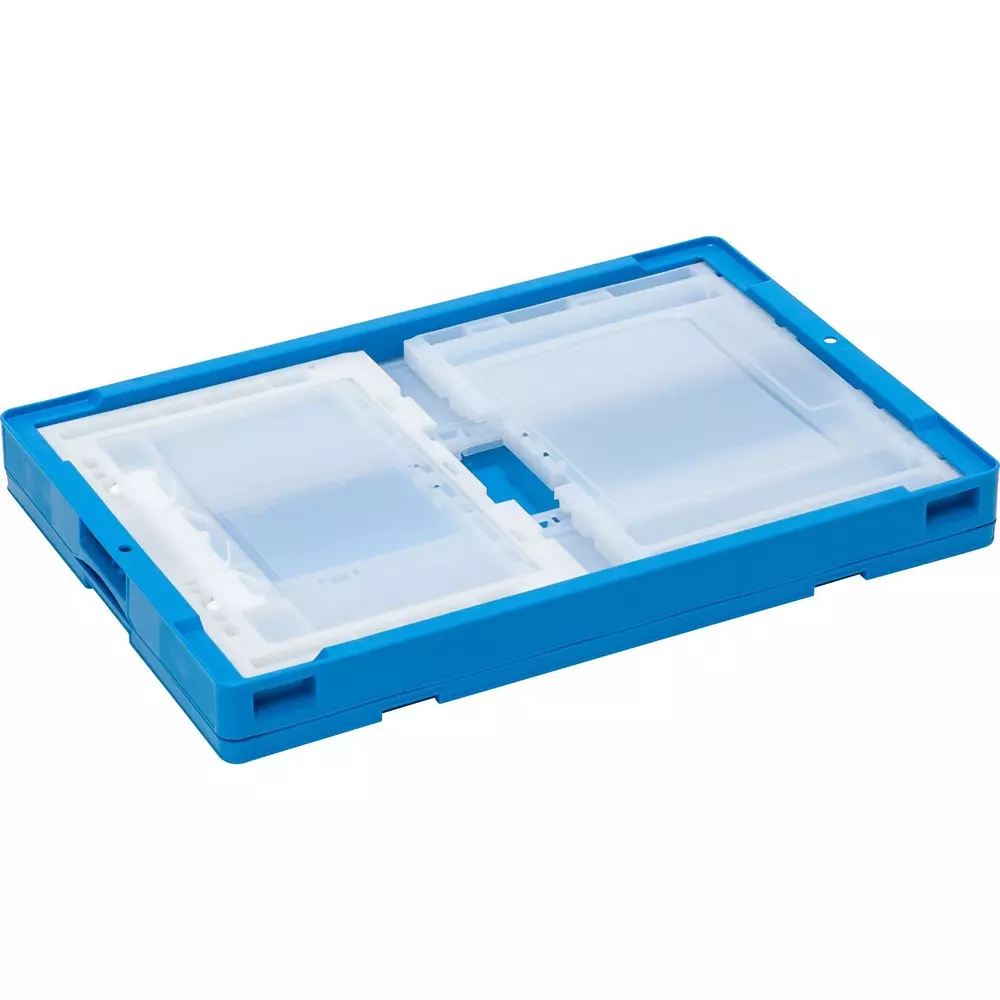 monotaro-75-l-capacity-collapsible-storage-container-with-side-doors-pp-body-in-blue-transparent-color-51372449