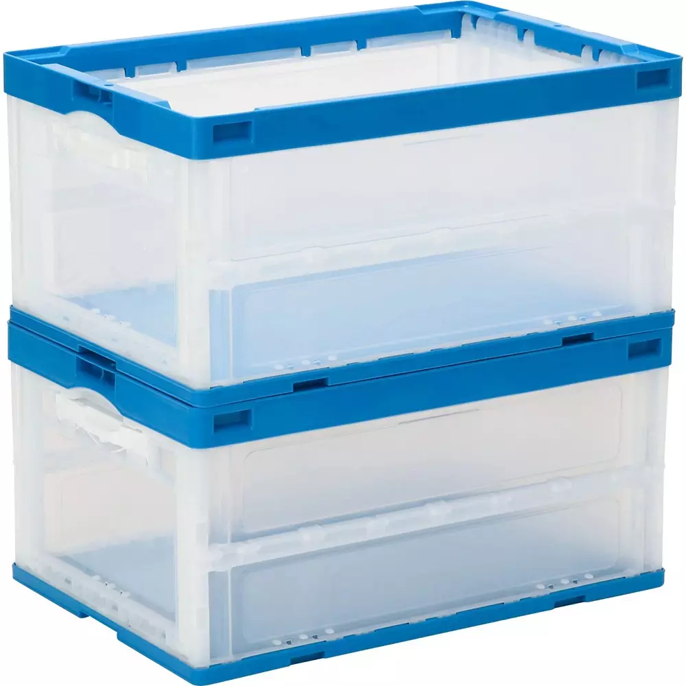 monotaro-75-l-capacity-collapsible-storage-container-with-side-doors-pp-body-in-blue-transparent-color-51372449