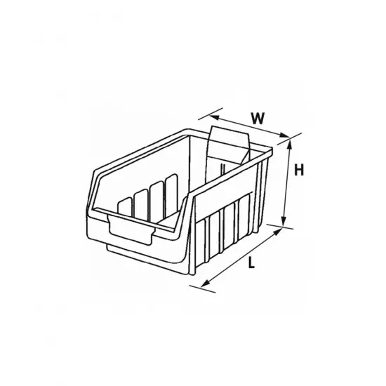 alkon-6-pcs-hippo-bin-multicolor-150-l-x-110-w-x-75-h-mm-small-size-and-plastic-body-for-crash-cart-612s