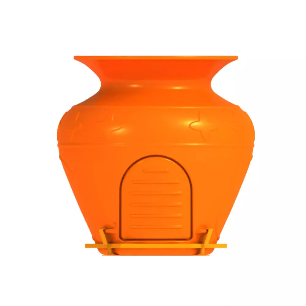 Swift Technoplast Nirmalya Kalash With MS Stand 750 L Capacity 1200 x 1200 mm (4 x 4 ft) Size, NK-750M