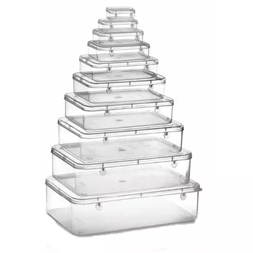 MyPlast PURE PACK - 55 Kitchen Container Transparent Rectangular White