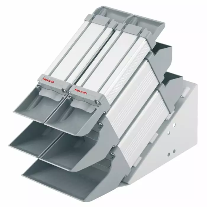 Bosch Rexroth Grey Steel Large Storage Box, 315 mm x 149 mm x 180 mm, 3842559310