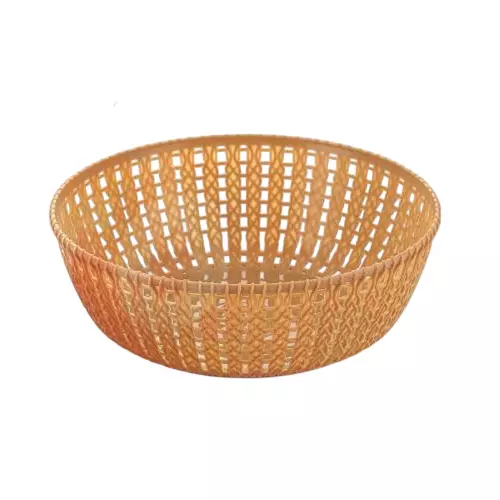 ARISTO Plastic Basket 2.7 L Capacity Light Brown Color, OREO 333