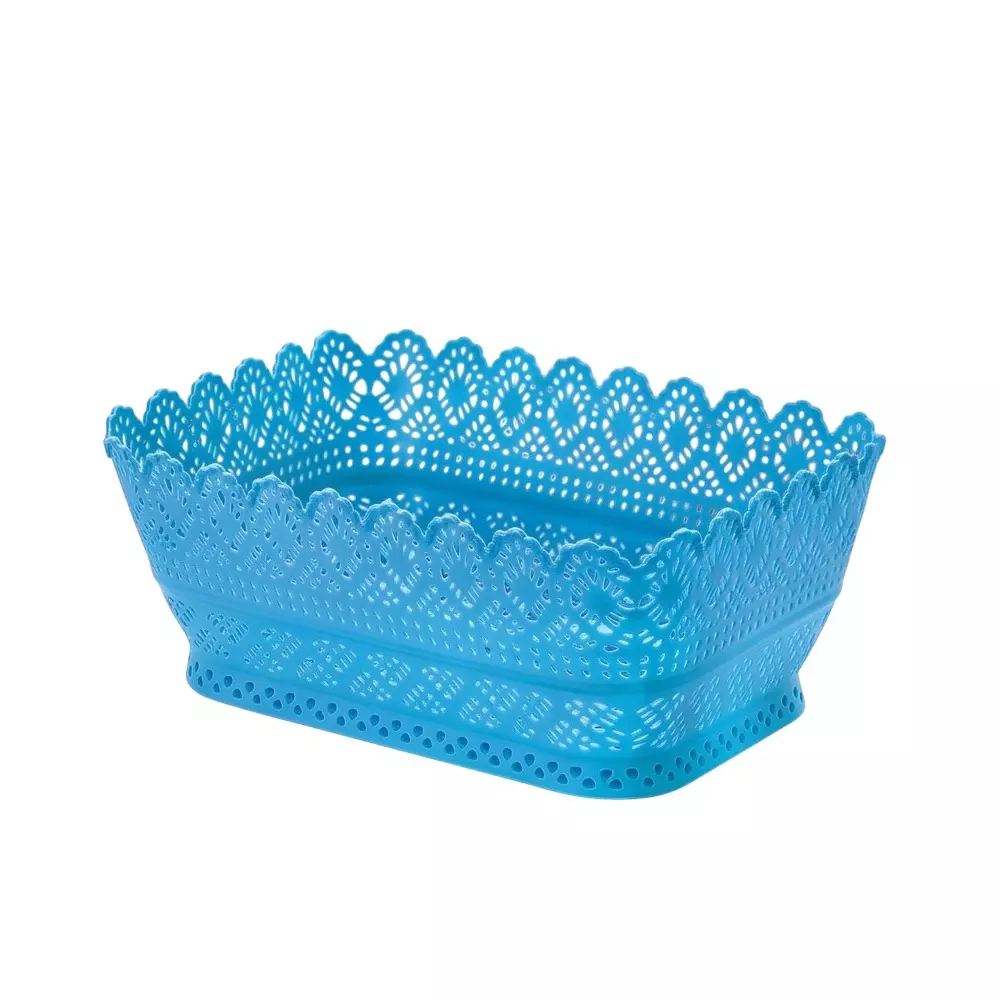 ARISTO Plastic Basket 5.5 L Capacity Sky Blue Color, PHOENIX 333