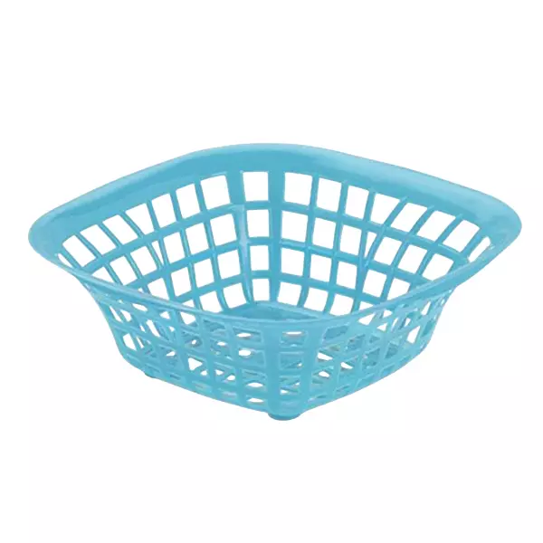 ARISTO Plastic Basket 1 L Capacity Sky Blue Color, KAREENA