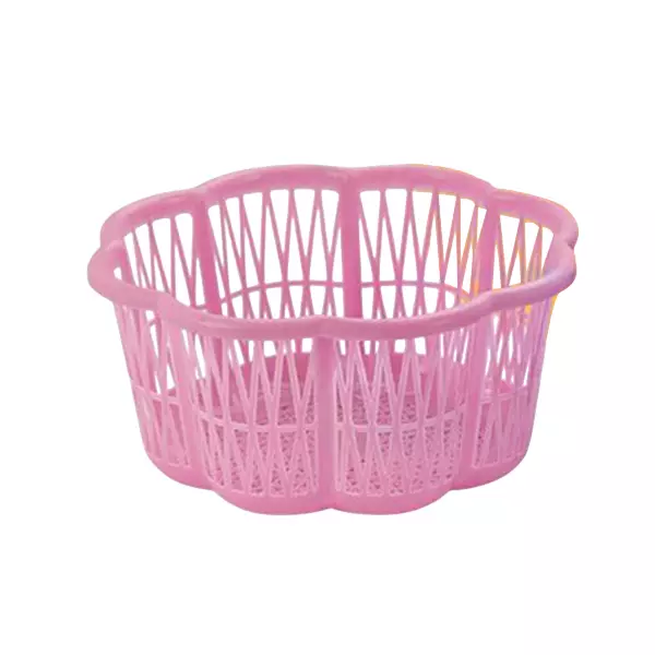 ARISTO Plastic Basket 1.650 L Capacity Small Size Pink Color, KARISHMA