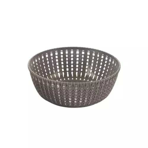 ARISTO Plastic Basket 900 ml Capacity Brown Color, OREO 111