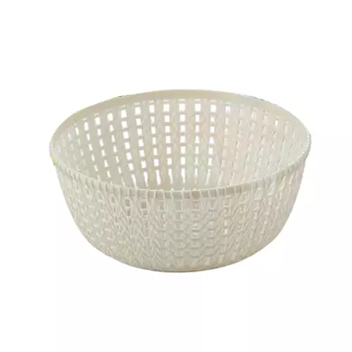 ARISTO Plastic Basket 1.5 L Capacity Off White Color, OREO 222