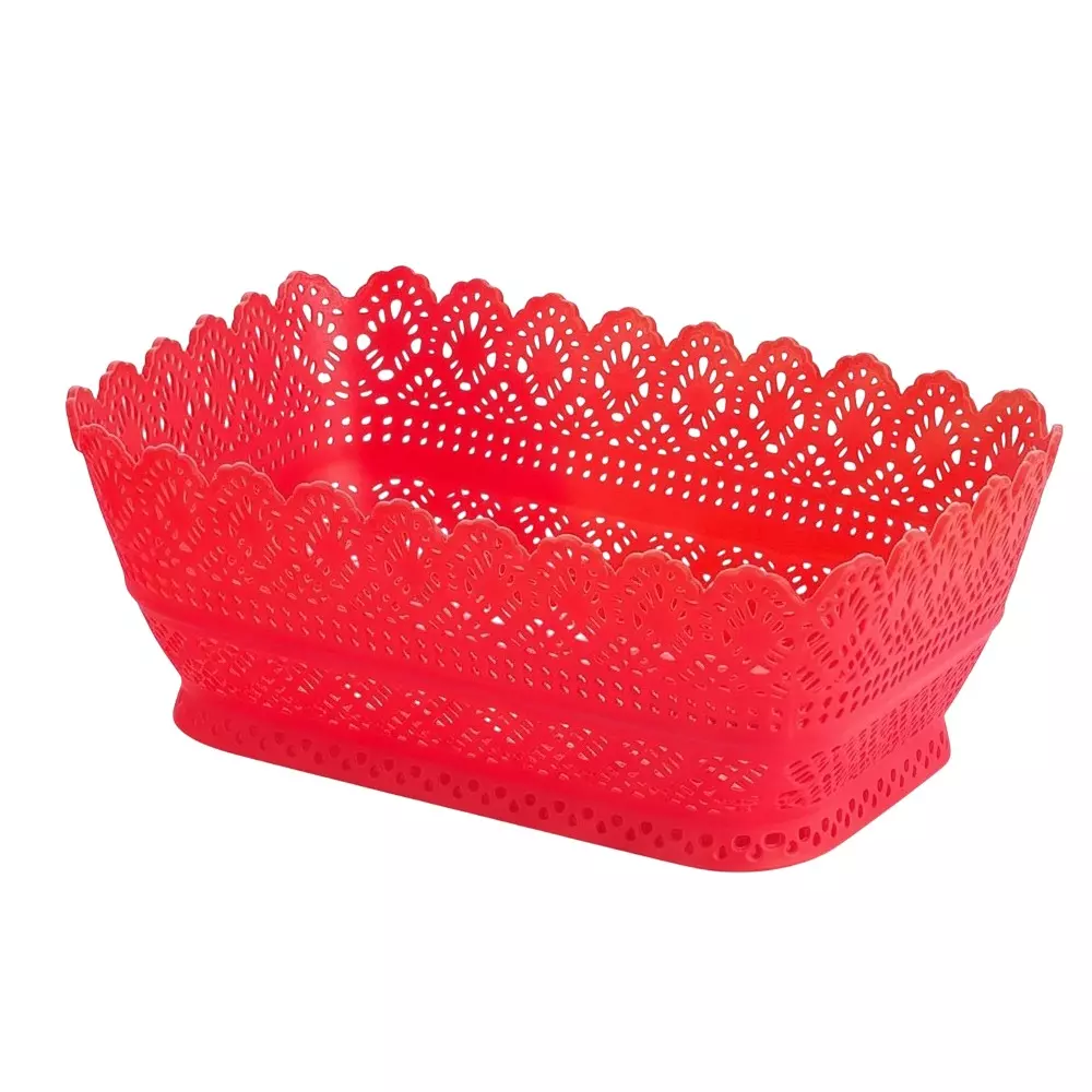 ARISTO Plastic Basket 2.7 L Capacity Red Color, PHOENIX 222