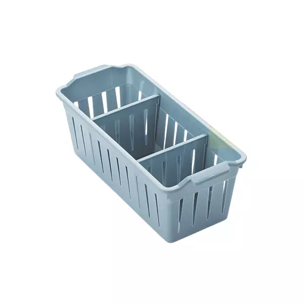 ARISTO Plastic Basket 1.19 L Capacity Grey Color, ESTILO 111
