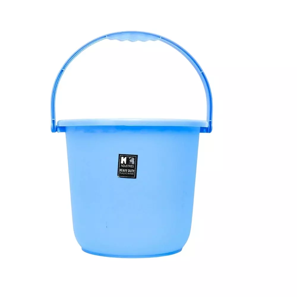 KKR Scorpio Bucket 21 L Capacity Blue Round Shape Plastic for Indoor & Outdoor Use