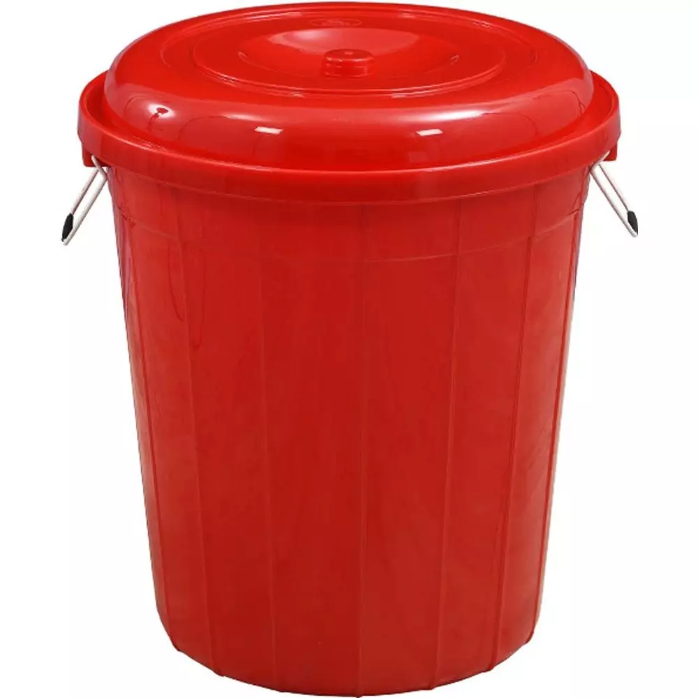 swagath-drum-with-lid-cover-round-shape-44x53-cm-50-l-plastic-red-for-rice-water-flour-use-drum50-ltr-pack-of-2-pcs