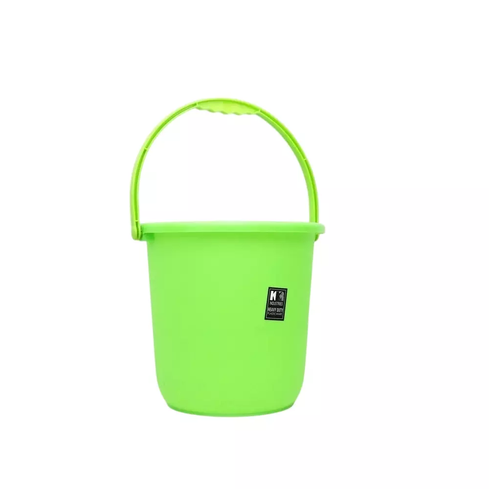 KKR Scorpio Bucket 12 L Capacity Green Round Shape Plastic for Indoor & Outdoor Use