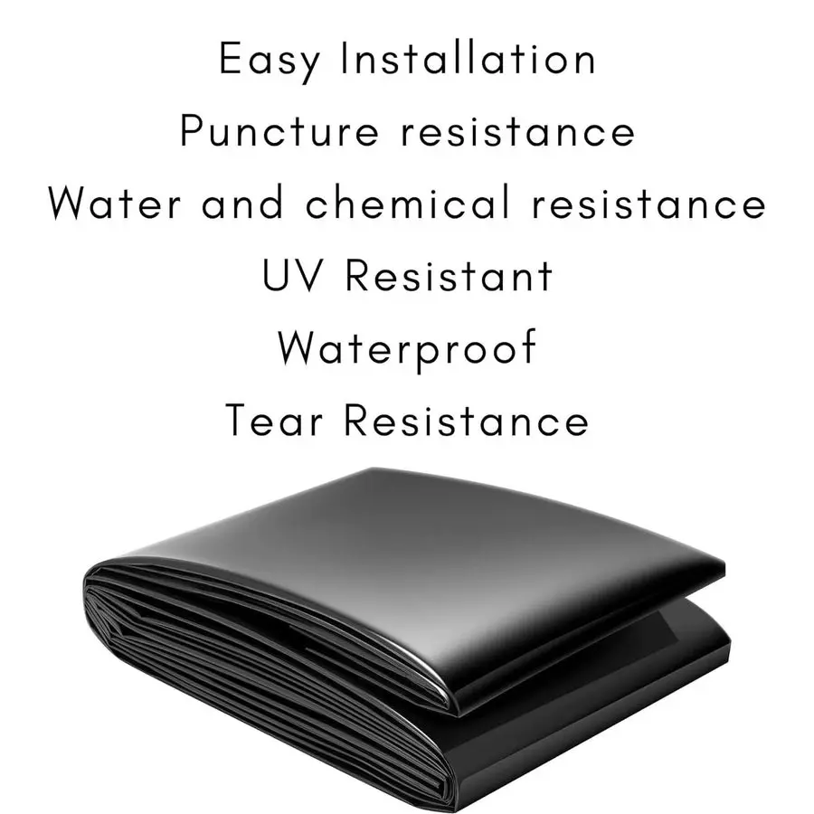 Singhal Heavy Duty Pond Liner Sheet 8x10 Feet HDPE 200 Micron