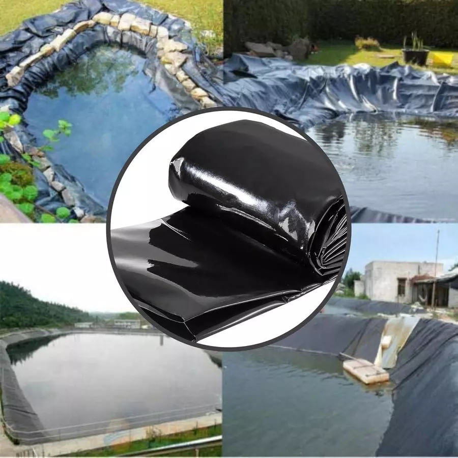 Singhal Heavy Duty Pond Liner Sheet 8x40 Feet HDPE 200 Micron
