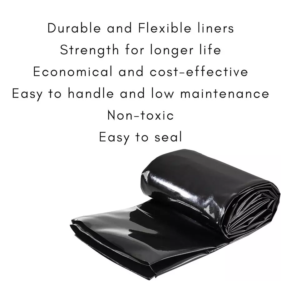 Singhal Heavy Duty Pond Liner Sheet 3.51x40 Feet HDPE 300 Micron