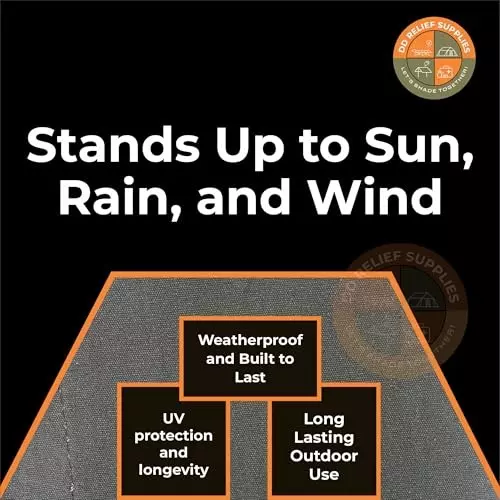 DDRS Heavy Duty Canvas Tarp (Tripal) ‎‎Assorted 650 GSM 4.57 x 4.57 m (‎15x15 ft), DDRSCT650-15X15-R