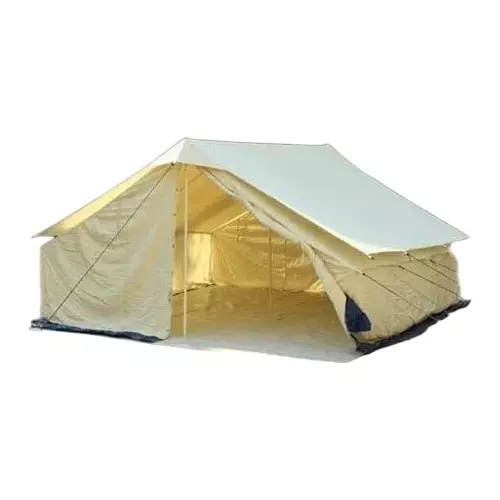 DDRS Canvas Single Ply Relief Disaster Tent White DDRSRT