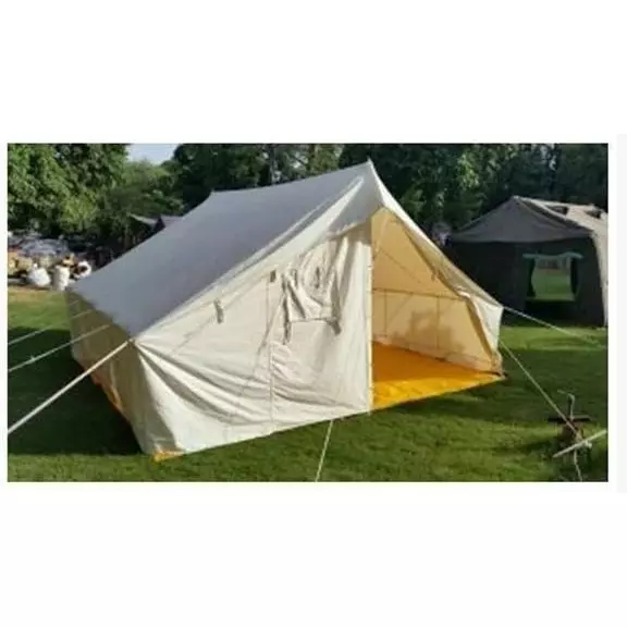 DDRS Canvas Single Ply Relief Disaster Tent White 4 m x 6 m x 7 ft, DDRSRT-02