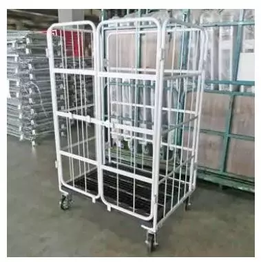 Monotaro 1100 x 800 x 1700 mm Basket Trolley with Kannon Door