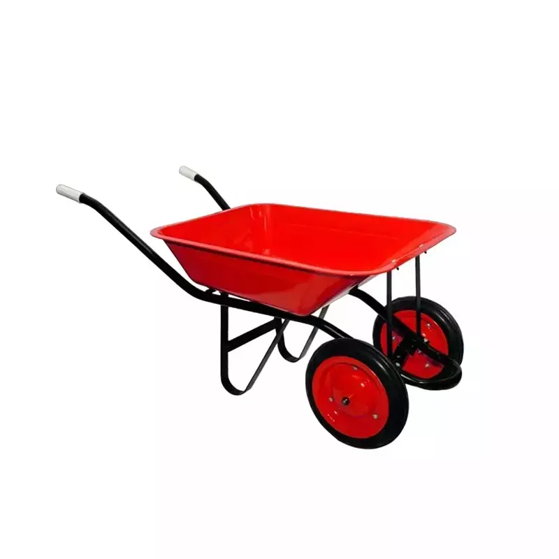 agrolift-double-wheel-barrow-200-kg-load-capacity-with-pneumatic-tyre-3258-mild-steel-and-galvanized-red-dwb120--l