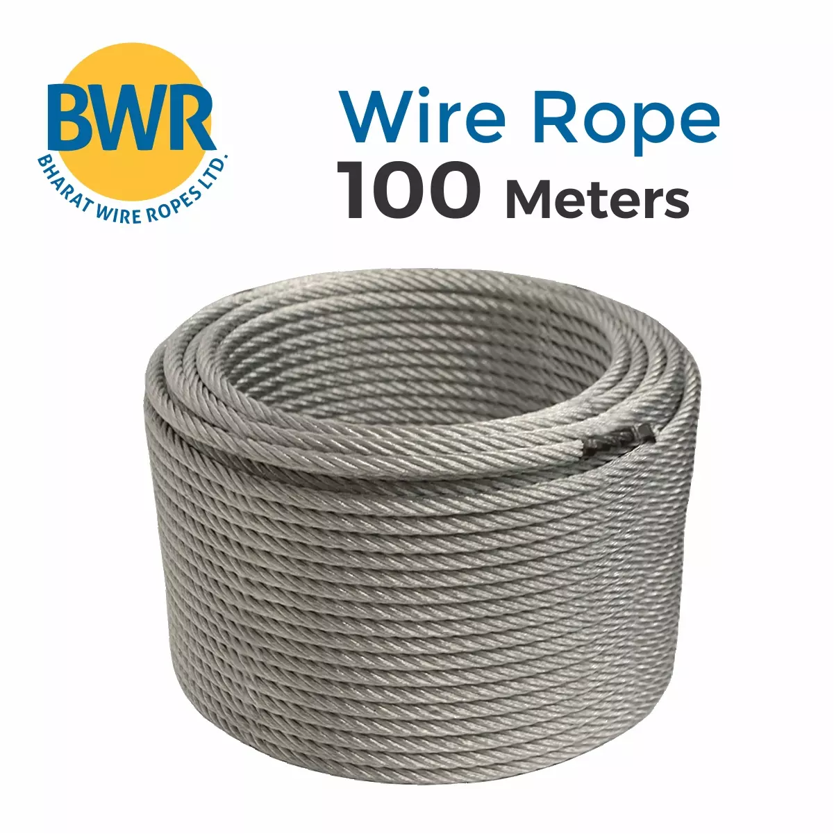 Buy Bharat Ropes Galvanized Steel Core(Dia18mm, Size6x36 mm) Steel Wire Rope Online in India
