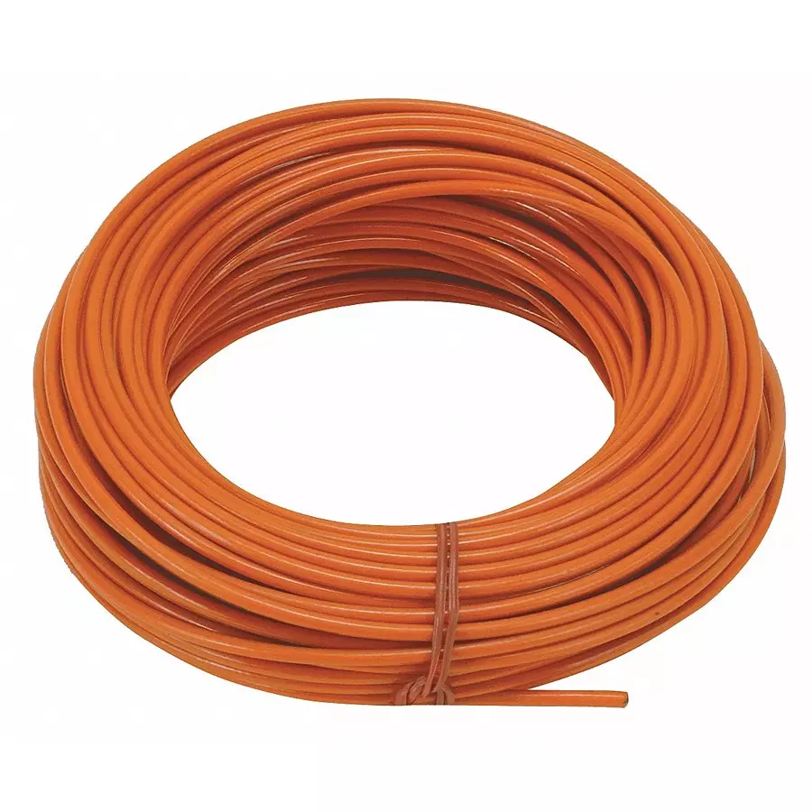 Dayton 250 ft Vinyl Galvanized Steel 7 x 7 Strand Classification 184 lb Working Load Limit Wire Rope, 2VJW2