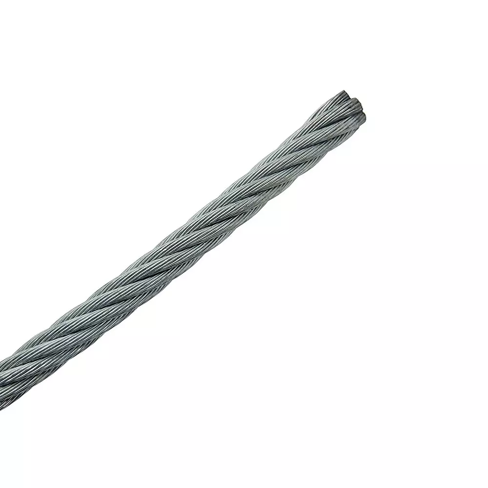 Fetter Wire Ropes Ungalvanised 6x19 mm Core 13 mm Diameter 100 m Length for Construction & Industrial Use