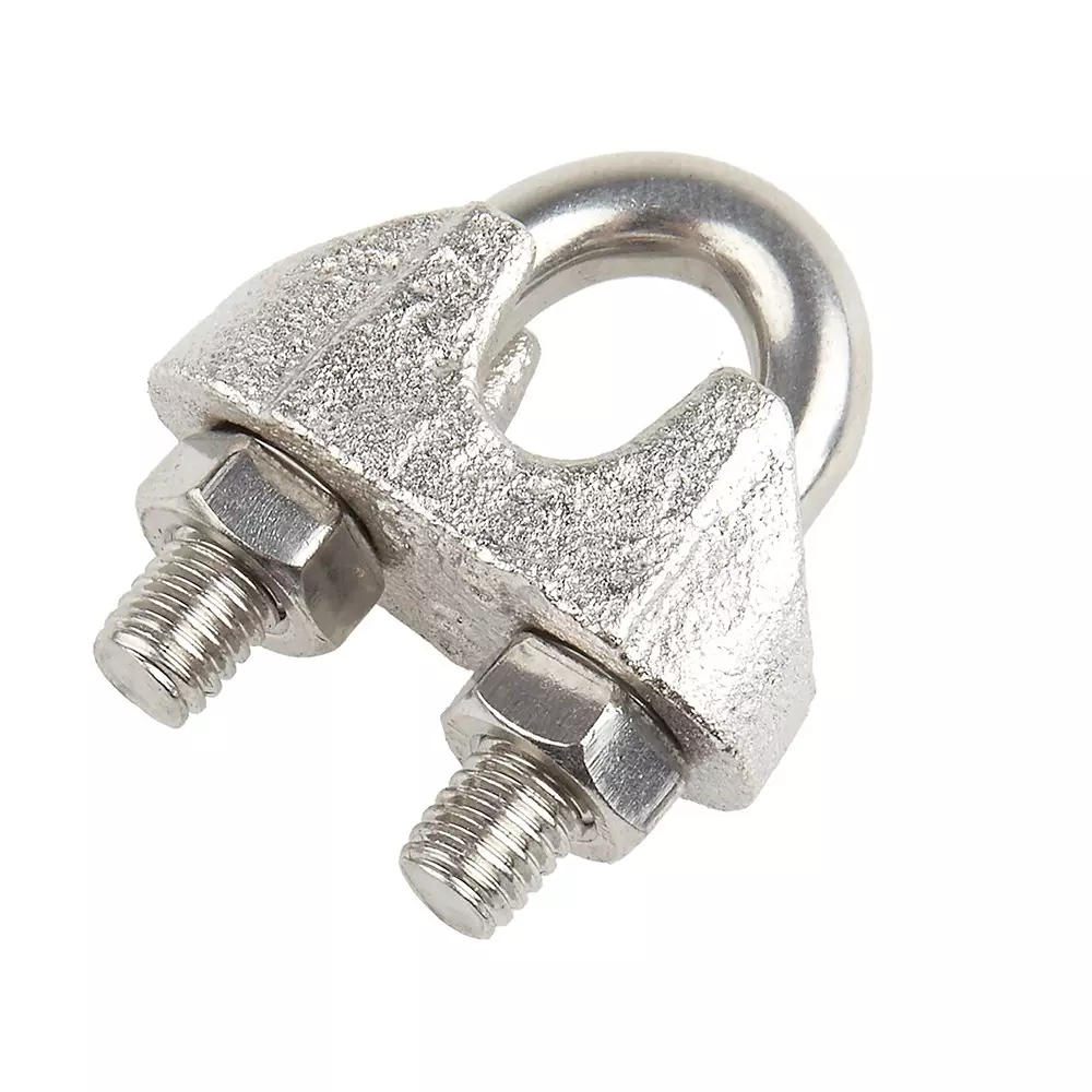 RS PRO Wire Rope Clamp Stainless Steel Zinc Plated DIN 741 6 mm, 2479076