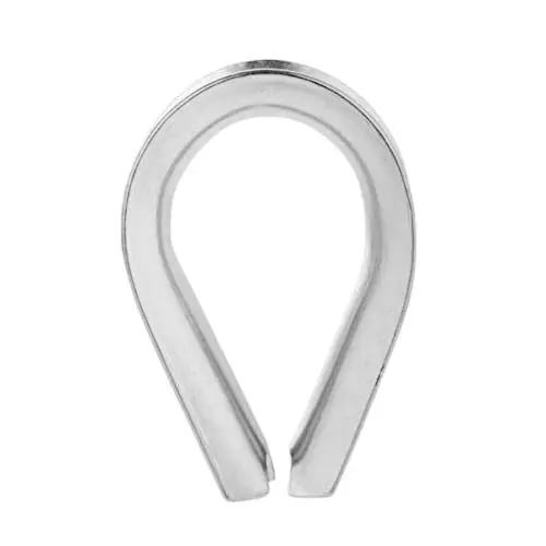 Fetter Wire Rope Thimble Alloy Steel 12 mm Size Silver for Indutrial Use