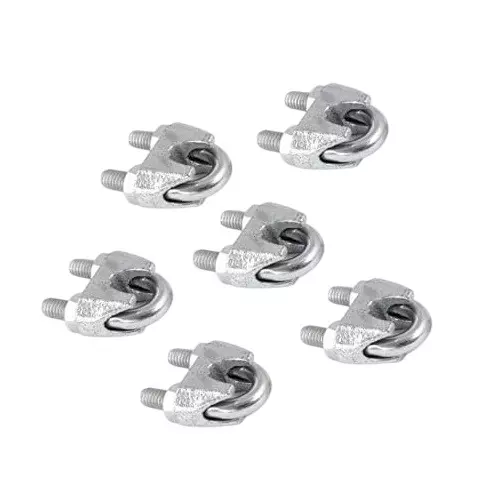 generic-u-type-wire-rope-cable-clip-with-nut-bolt-galvanised-steel-silver-5-mm-size-pack-of-12-pcs