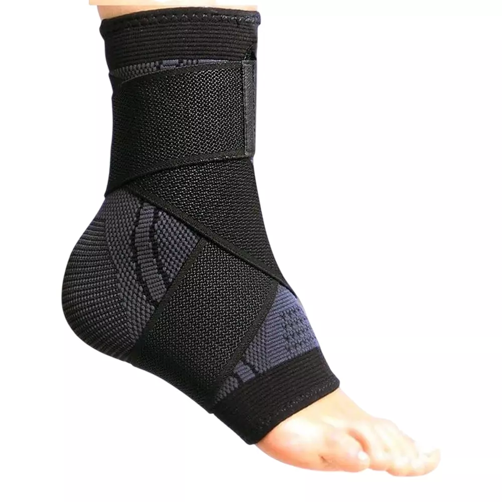 BPL Ankle Binder Black For Men and Women, Size XL
