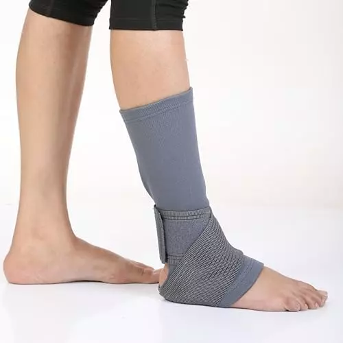 BPL Ankle Binder Black For Men and Women, Size M